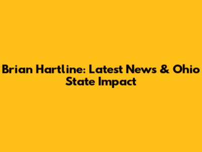 Brian Hartline: Latest News & Ohio State Impact