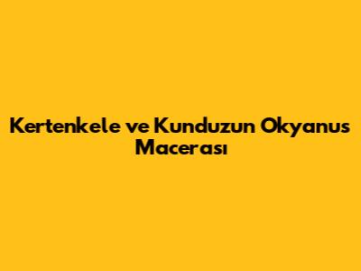 Kertenkele ve Kunduzun Okyanus Macerası