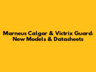 Marneus Calgar & Victrix Guard: New Models & Datasheets